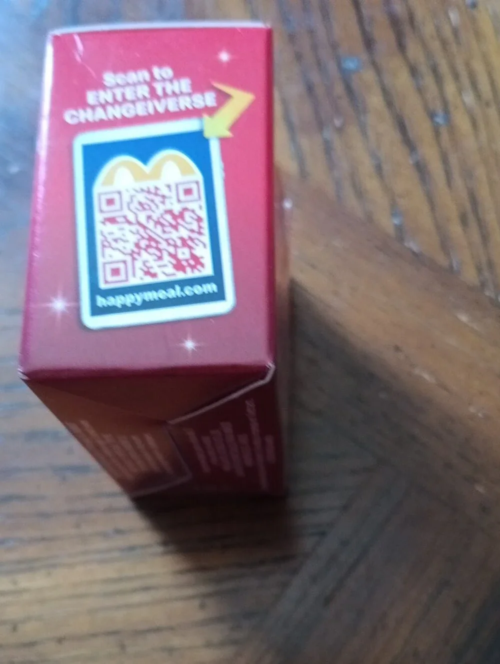 McDonald's Changeables Chicken McNuggets Toy - Red and Blue